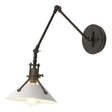 Hubbardton Forge 2015 Black White Henry Sconce