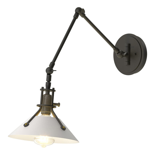 Hubbardton Forge 2015 Black White Henry Sconce