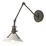 Hubbardton Forge 2015 Natural Iron White Henry Sconce