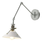 Hubbardton Forge 2015 Vintage Platinum White Henry Sconce
