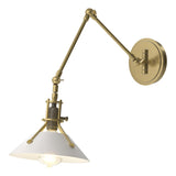 Hubbardton Forge 2015 Modern Brass White Henry Sconce