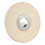 Hubbardton Forge 2022 Sterling 21" Clear Textured Glass (YW) Orbit Large LED Sconce