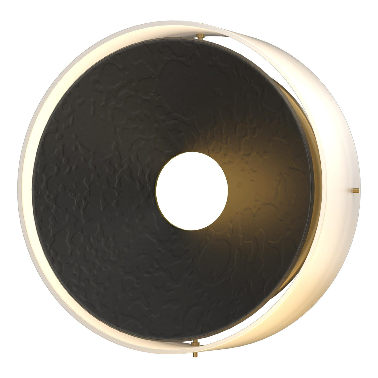 Hubbardton Forge 2012 Black Opal Glass (GG) Oculus Sconce