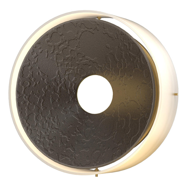 Hubbardton Forge 2012 Oil Rubbed Bronze Opal Glass (GG) Oculus Sconce