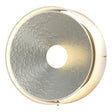 Hubbardton Forge 2012 Vintage Platinum Opal Glass (GG) Oculus Sconce