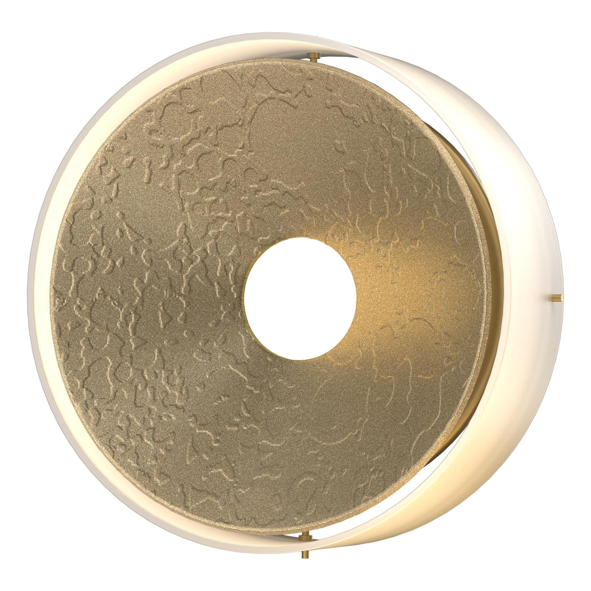 Hubbardton Forge 2012 Soft Gold Opal Glass (GG) Oculus Sconce
