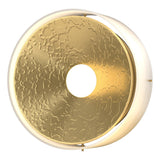 Hubbardton Forge 2012 Modern Brass Opal Glass (GG) Oculus Sconce