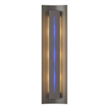 Hubbardton Forge 2007 Dark Smoke Blue Glass (EE) Gallery Sconce