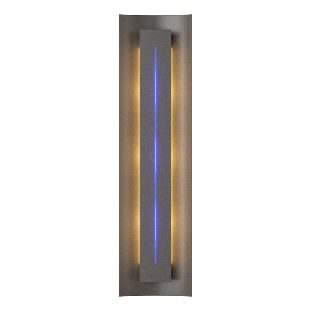 Hubbardton Forge 2007 Dark Smoke Blue Glass (EE) Gallery Sconce
