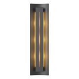 Hubbardton Forge 2007 Black Ivory Art Glass (CC) Gallery Sconce