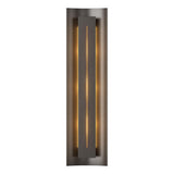 Hubbardton Forge 2007 Oil Rubbed Bronze Ivory Art Glass (CC) Gallery Sconce