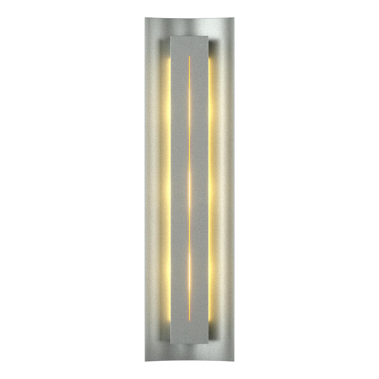 Hubbardton Forge 2007 Vintage Platinum Ivory Art Glass (CC) Gallery Sconce