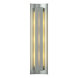 Hubbardton Forge 2007 Vintage Platinum Ivory Art Glass (CC) Gallery Sconce