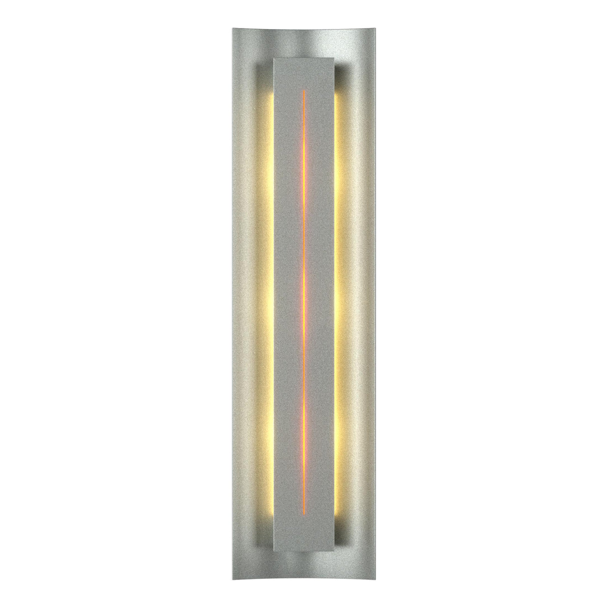 Hubbardton Forge 2007 Vintage Platinum Amber Glass (FF) Gallery Sconce