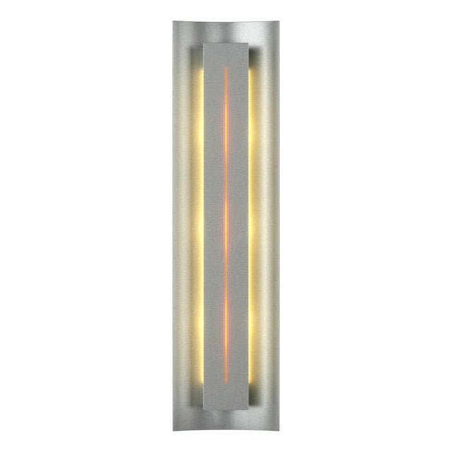 Hubbardton Forge 2007 Vintage Platinum Amber Glass (FF) Gallery Sconce