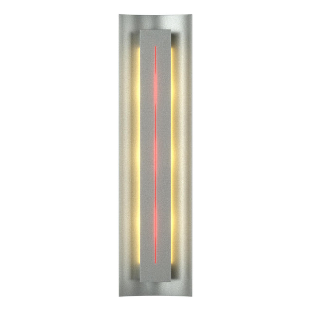 Hubbardton Forge 2007 Vintage Platinum Red Glass (RR) Gallery Sconce