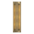 Hubbardton Forge 2007 Soft Gold Ivory Art Glass (CC) Gallery Sconce