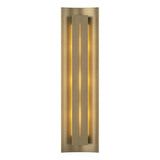 Hubbardton Forge 2007 Soft Gold Ivory Art Glass (CC) Gallery Sconce