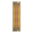 Hubbardton Forge 2007 Soft Gold Amber Glass (FF) Gallery Sconce