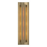 Hubbardton Forge 2007 Soft Gold Amber Glass (FF) Gallery Sconce
