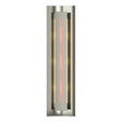 Hubbardton Forge 2007 Sterling Red Glass (RR) Gallery Sconce