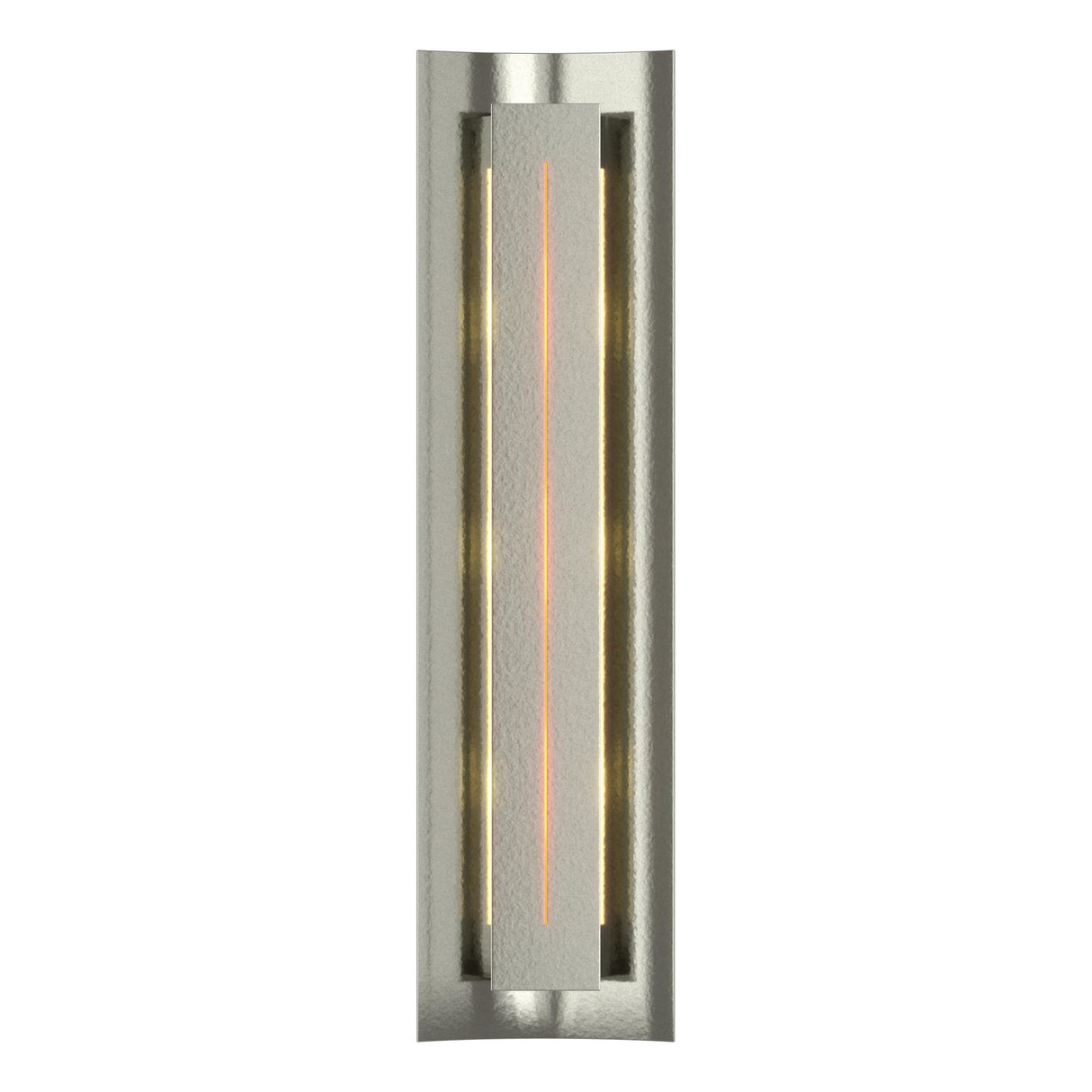 Hubbardton Forge 2007 Sterling Amber Glass (FF) Gallery Sconce