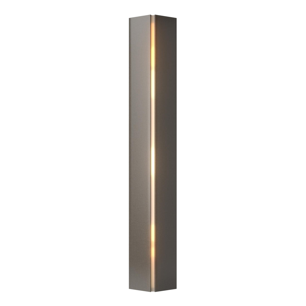 Hubbardton Forge 2023 Dark Smoke Ivory Art Glass (CC) Gallery LED Sconce