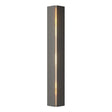 Hubbardton Forge 2023 Natural Iron Ivory Art Glass (CC) Gallery LED Sconce