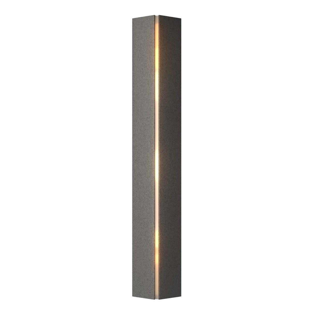 Hubbardton Forge 2023 Natural Iron Ivory Art Glass (CC) Gallery LED Sconce