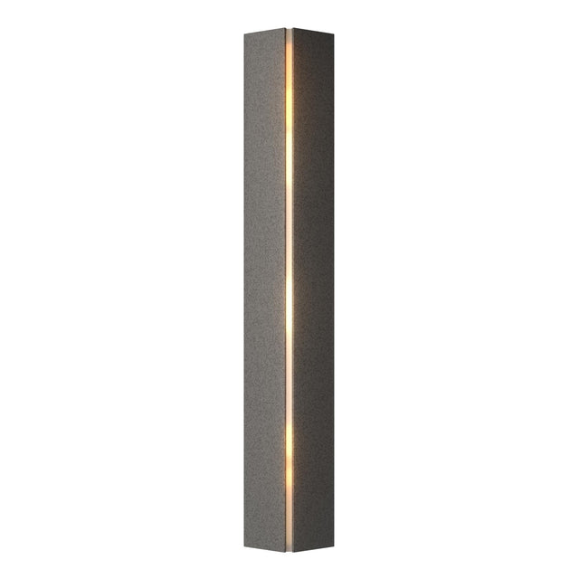 Hubbardton Forge 2023 Natural Iron Ivory Art Glass (CC) Gallery LED Sconce