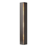 Hubbardton Forge 2023 Oil Rubbed Bronze Ivory Art Glass (CC) Gallery LED Sconce