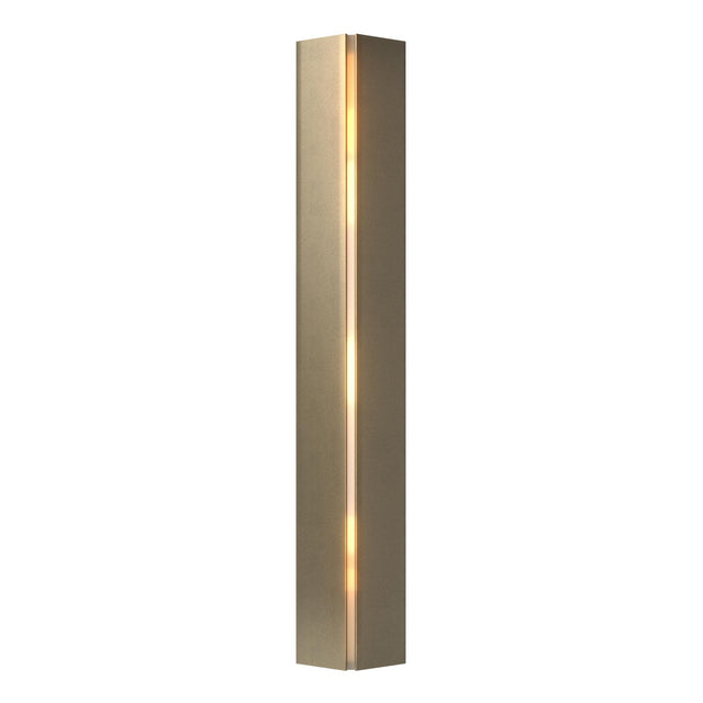 Hubbardton Forge 2023 Soft Gold Ivory Art Glass (CC) Gallery LED Sconce
