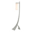 Hubbardton Forge 2005 Sterling Opal Glass (GG) Stasis Floor Lamp