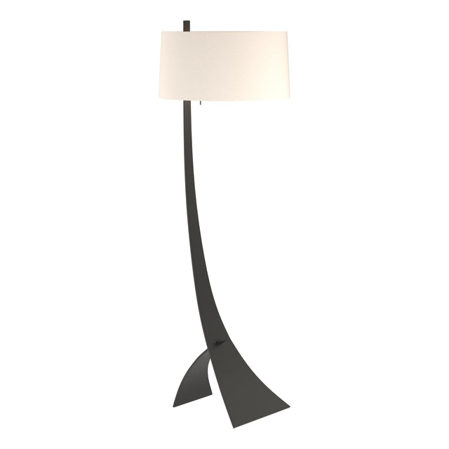 Hubbardton Forge 2005 Black Flax Shade (SE) Stasis Floor Lamp