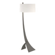 Hubbardton Forge 2005 Natural Iron Natural Anna Shade (SF) Stasis Floor Lamp