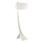 Hubbardton Forge 2005 Vintage Platinum Natural Anna Shade (SF) Stasis Floor Lamp