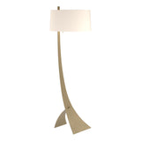 Hubbardton Forge 2005 Soft Gold Flax Shade (SE) Stasis Floor Lamp
