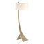 Hubbardton Forge 2005 Soft Gold Flax Shade (SE) Stasis Floor Lamp