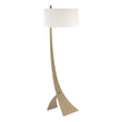 Hubbardton Forge 2005 Soft Gold Natural Anna Shade (SF) Stasis Floor Lamp