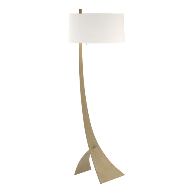 Hubbardton Forge 2005 Soft Gold Natural Anna Shade (SF) Stasis Floor Lamp