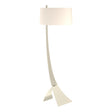 Hubbardton Forge 2005 Sterling Flax Shade (SE) Stasis Floor Lamp