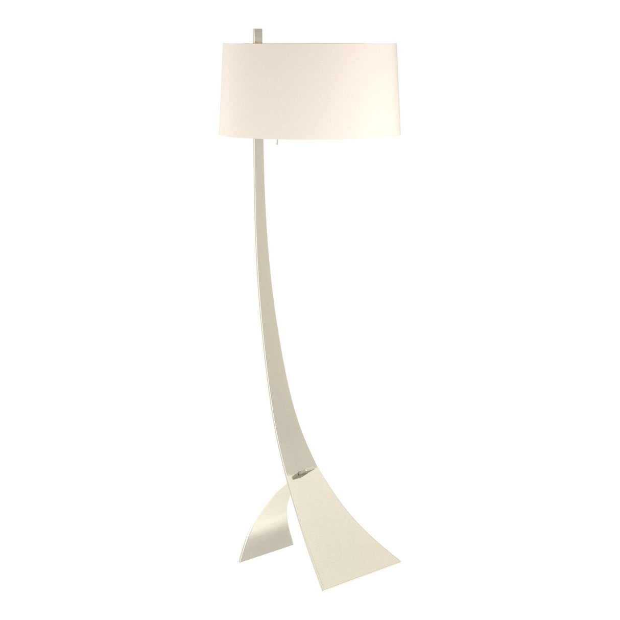 Hubbardton Forge 2005 Sterling Flax Shade (SE) Stasis Floor Lamp