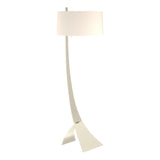 Hubbardton Forge 2005 Sterling Flax Shade (SE) Stasis Floor Lamp