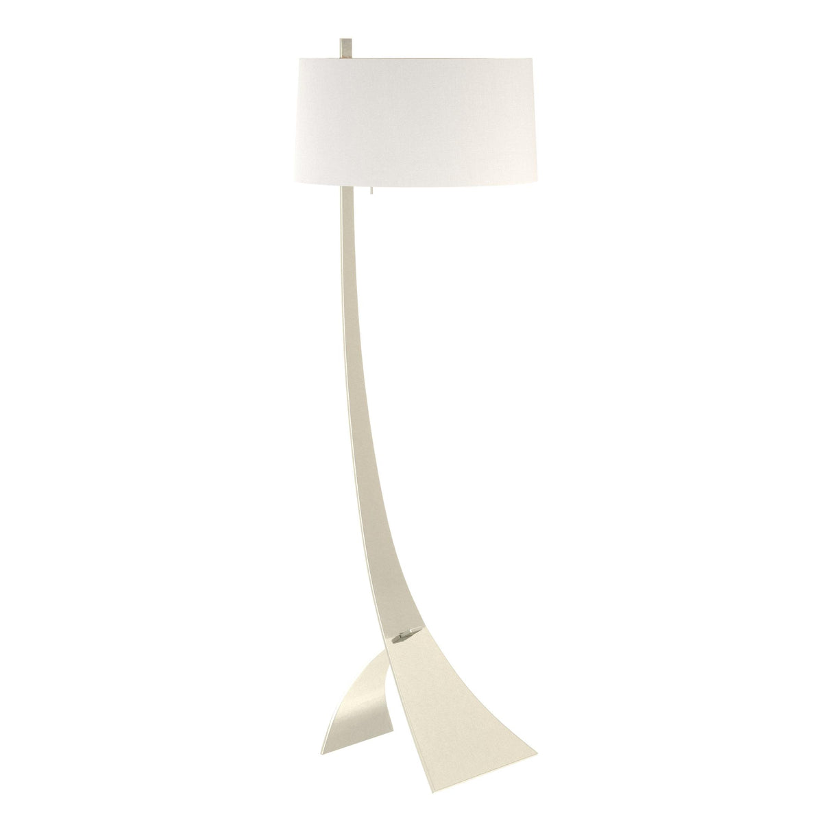 Hubbardton Forge 2005 Sterling Natural Anna Shade (SF) Stasis Floor Lamp