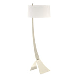 Hubbardton Forge 2005 Sterling Natural Anna Shade (SF) Stasis Floor Lamp