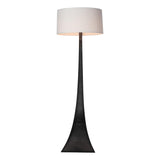 Hubbardton Forge 2005 Ink Natural Anna Shade (SF) Stasis Floor Lamp