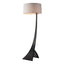 Hubbardton Forge 2005 Ink Natural Anna Shade (SF) Stasis Floor Lamp