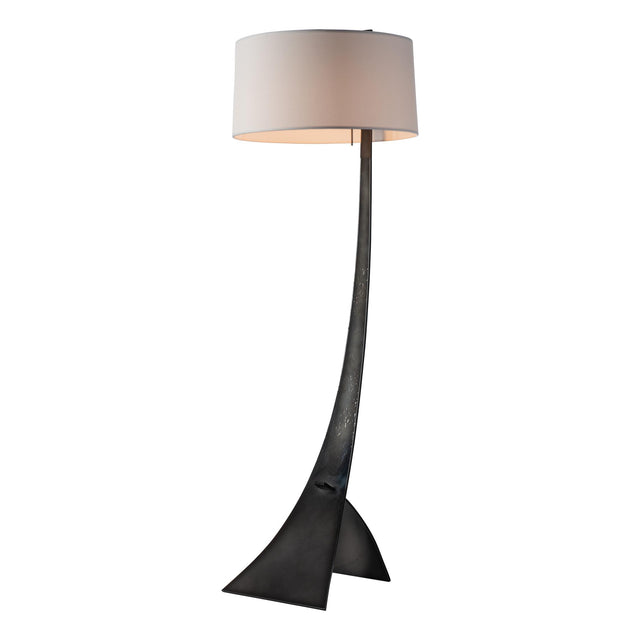 Hubbardton Forge 2005 Ink Natural Anna Shade (SF) Stasis Floor Lamp