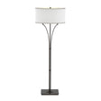 Hubbardton Forge 2009 Oil Rubbed Bronze Natural Anna Shade (SF) Contemporary Formae Floor Lamp