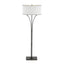 Hubbardton Forge 2009 Oil Rubbed Bronze Natural Anna Shade (SF) Contemporary Formae Floor Lamp